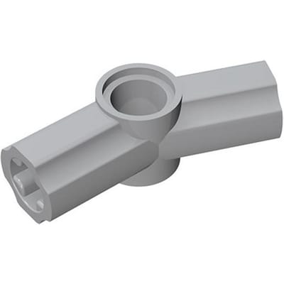 10 Pièces Connecteur à Axe et Broche 3 Axes Briques Angulaires Blocs de Construction DIY Fixations Fonctionne Avec Jouet 10PCS gris clair
