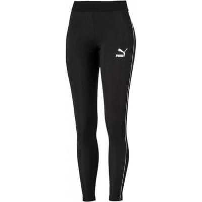 Puma Classics Rib Legging Casual Zwart Strak - Dames