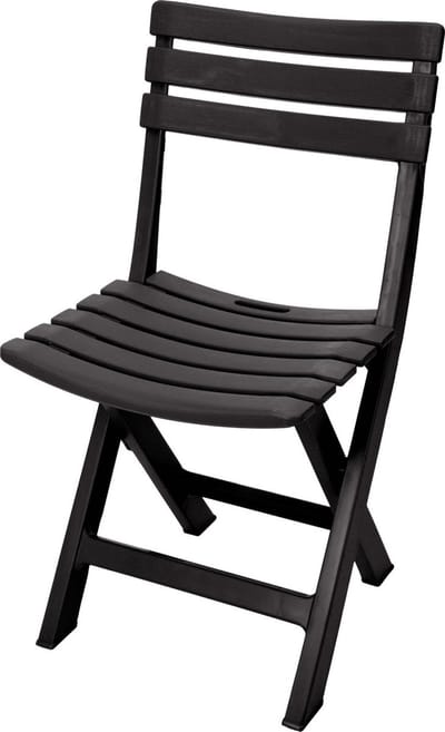 Pro Garden - Tuinstoel Komodo - L42 x B37 x H80 cm - Antraciet