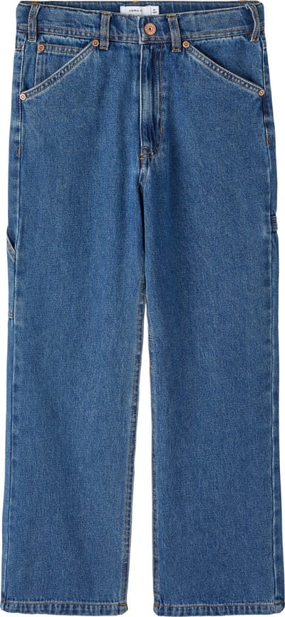 Name it Jongens Straight Jeansbroek Ryan Dark Blue Denim - 146
