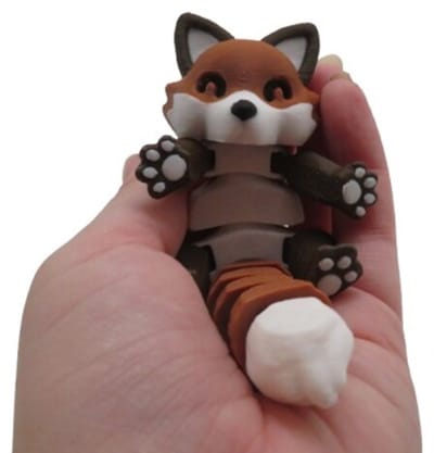 Vera's Arts & Dice | Vos Figuur - Foxes - Speelgoed - Verzamelobject - Decoratie - Bruin