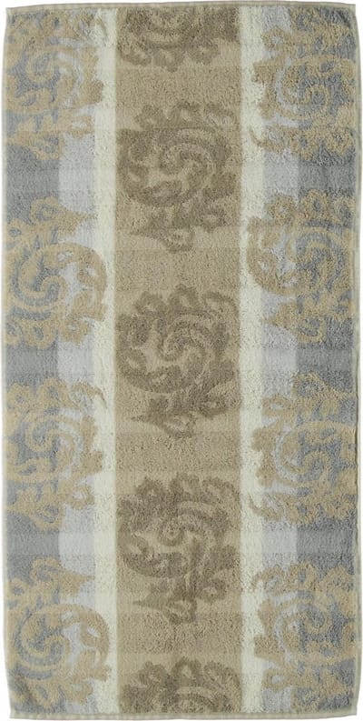 Cawo Cashmere Jacquard Badhanddoek - Zand 80x150
