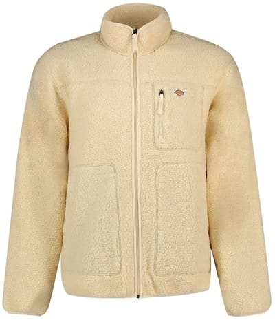 Dickies Mount Hope Fleece Met Volledige Rits Beige XS Man