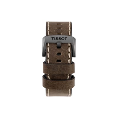 Tissot Speedmaster Serie Kwarts Uurwerk 100 Meter Waterbestendig Horloge Groene Wijzerplaat Roestvrijstalen Kast Leren Band T116.617.36.097.00 Regular Watch Box,Green Dial black