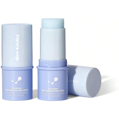 Slow Sunday Collagen Hydraterende Gezichtsstick, Collageen, Hydraterend, Verhelderend en Verstevigend voor de Huid, K-Beauty, Goede Keuze voor Vakantie, Strand, Reisbenodigdheden, Geschikt voor Zomerse Huidverzorging