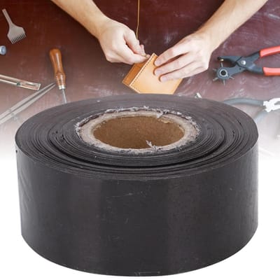 Hot Stamping Foliepapier Leer Stof Verpakkingsdoos DIY Decoratie Accessoires 3cm Breedte 120 Meter zwart