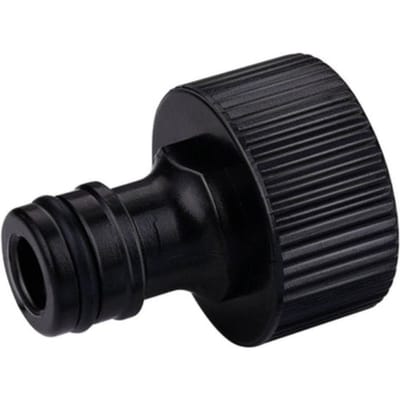 BLACK+DECKER Tap connector 3/4''-1'' - ⌀ 19-25 CM - Koppelstuk - Kunststof - Zwart