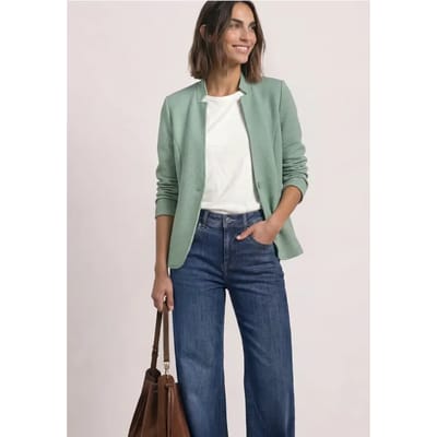 Blazer met reverskraag en structuur