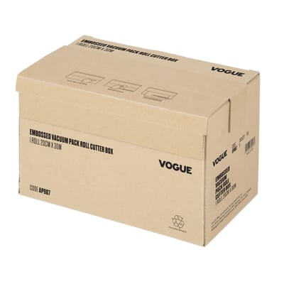 Vogue Vacuümverpakkingsrol met Snijbox (reliëf) 200 mm Breed - AP907