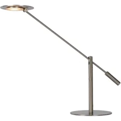 Lucide ANSELMO - Bureaulamp - LED Dimbaar - 1x9W 3000K - Mat chroom