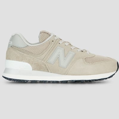New Balance W574 Dames Sneakers - Beige