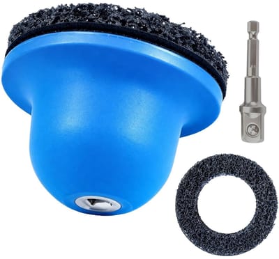 Wielnaafslijper - Velgenreiniger - Velgen Wisselen - Stof- en Vonkvrij - Binnen 90mm Buiten 150mm - Blauw