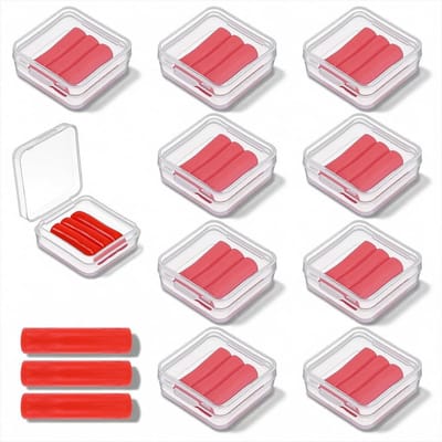 10 Pack Diamond Art Wax navullingen, rode was voor Diamond Art Pennen, navulbaar met opbergdoos voor 5D Diamond Art Kruissteek & Borduurwerk Ambachten Accessoires