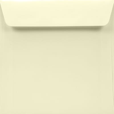 Gladde crème enveloppen A5 - 170 x 170 mm - 50 stuks - HK zelfklevend met plakstrip - 120 gram - Lessebo - Netuno