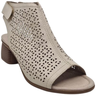 Remonte R8777-60 Beige | Hoogfront Sandaal met Hak