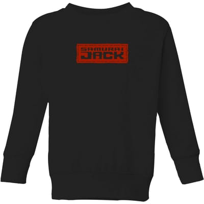Samurai Jack Classic Logo Kids' Sweatshirt - Black - 98/104 (3-4 jaar)