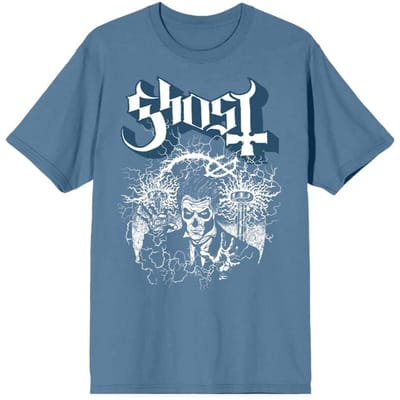 Ghost T-shirt - Blacklight Blue - S tot XXL - voor Mannen - blauw