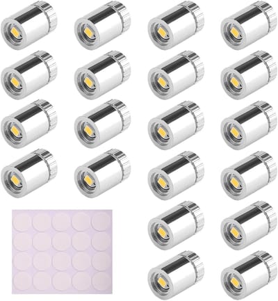 Mini LED Lichten voor Poppenhuizen, 20 Stuks Micro LED Lichten met Batterij, Ideaal voor Decoratie en Creatieve Projecten