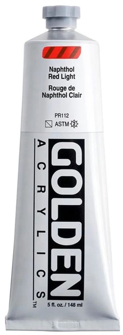 Golden Heavy Body Acrylverf Naftol Rood Licht 148 ml