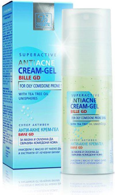 Doeltreffend Anti-acne gezicht creme-gel - mateert - kruiden, salicylzuur, melkzuur en tea tree 50ml