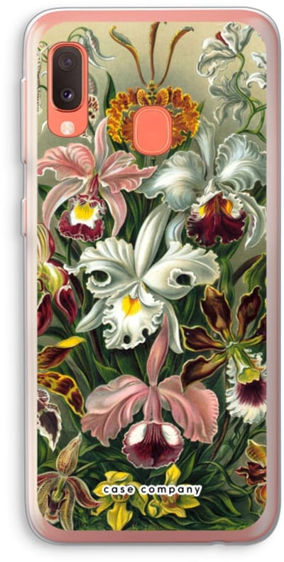 Case Company® - Hoesje geschikt voor Samsung Galaxy A20e hoesje - Haeckel Orchidae - Soft Cover Telefoonhoesje - Bescherming aan alle Kanten en Schermrand