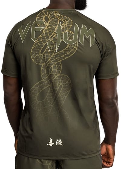 Venum Serpenti T-shirt katoen Kaki Brons Ivoor - S