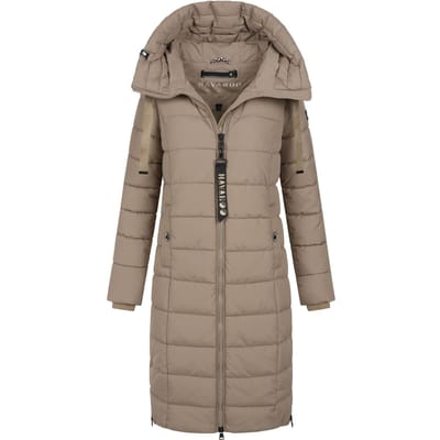 Navahoo Mondmädchen dames wintermantel met capuchon en fleecevoering