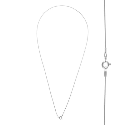 WeLoveSilver - zilveren ketting - slangen schakel - 45cm - 925 zilver