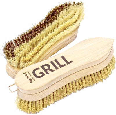 Peggy Perfect draadborstel 'GRILL', hout naturel, spits