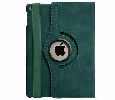 CaseBoutique Bookcase hoesje geschikt voor Apple iPad 9.7 (5e/6e generatie) Groen - Draaibare Standaard Functie - Kunstleer