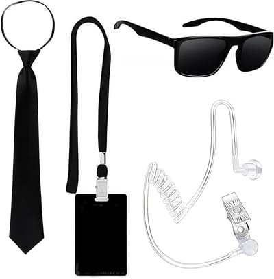 Verkleedset voor Spion met Accessoires, Perfect voor Feestjes en Thema-avonden