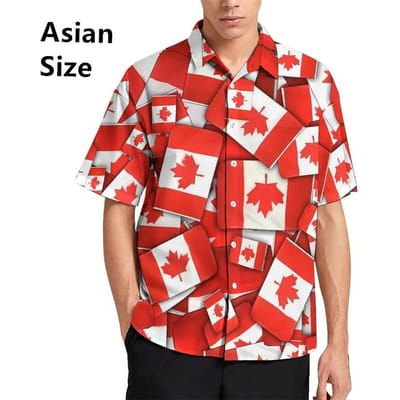 Plantenprint Hawaïaans Strand Herenhemd Zomer Casual Korte Mouw Revers T-shirts Vakantiehemden Voor Mannen Tropische Tops Kleding 2XL