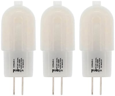 VITO LED Capsule Steeklamp G4 - 2.5W (vervangt 20W) - 200lm - 2700K - 220-240V - Dimbaar - Ø16mm - Energiezuinig - 3 stuks