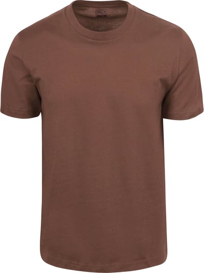 King Essentials The Steve T-Shirt Bruin - Maat XXL - Heren - Casual T-shirts