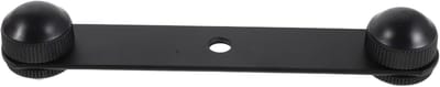 Dubbele Microfoonhouder - Verlengarm Beugel - Audio Opnames - T-vormig Ontwerp - 15.5 cm Lengte - Zwart