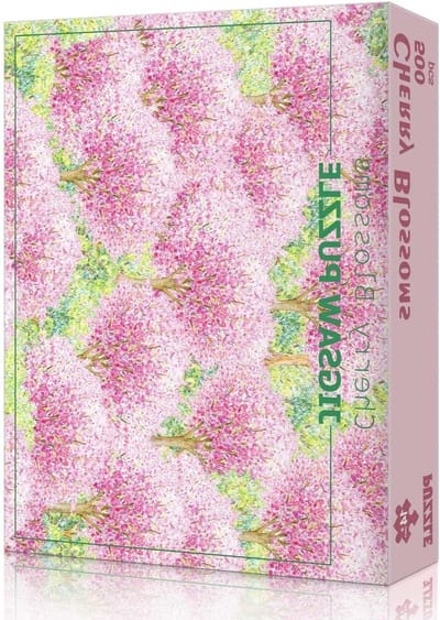 Legpuzzel 500 stukjes - Familie puzzel - Ontspanning thuis - Mat oppervlak - 49 x 35 cm - Roze