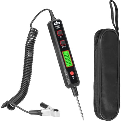 0,8-100V Auto-spanningsdetector Pen LCD-display met achtergrondverlichting Zaklamp Gegevensopslaggevoeligheid veelkleurig