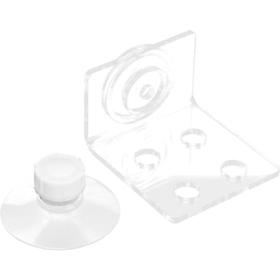 Acryl Transparant Aquarium 4 Gaten Koraal SPS Knop Haken Beugelmontage Vissentanks Accessoire white