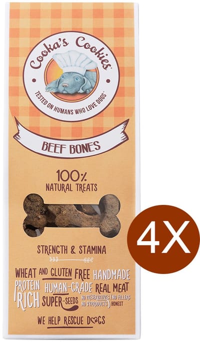 Beef bones multipack 4x100g