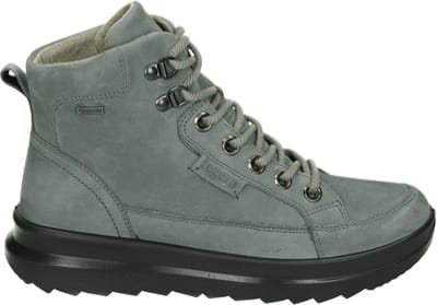 Legero - 350 DREAMER - Hoge sneakersVeterlaarzenDames veterschoenenDames sneakersHalf-hoge schoenen - Kleur: Grijs - Maat: 40