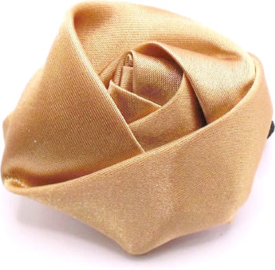 Roosje klein met elastiek goudkleur