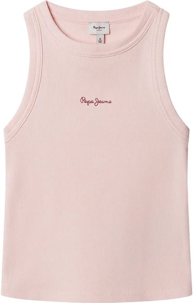 Pepe Jeans Giselle Mouwloos T-shirt Roze 12 Years Meisje
