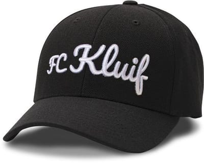 FC Kluif logo pet - Zwart - 58 cm omtrek