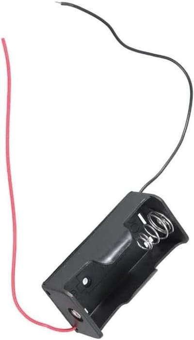 Batterijhouder C LR14 - Batterijbox C C Batterij Case - Elektronica Voeden - Duurzaam Kunststof - Single-cell - Zwart
