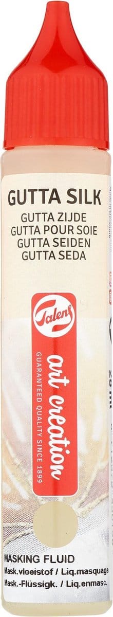Talens Gutta zijde reliëfliner 28 ml maskeervloeistof voor textiel.