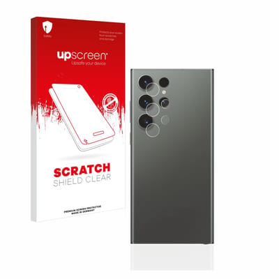 upscreen - Screenprotector voor Samsung Galaxy S23 Ultra (ALLEEN Camera Lens) - Folie Beschermfolie transparant
