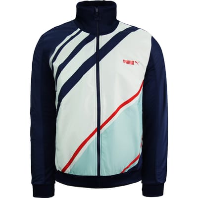 Puma Fitted Orginals Track Jacket Zip Up Lange Mouw Navy Heren Top 550953 01