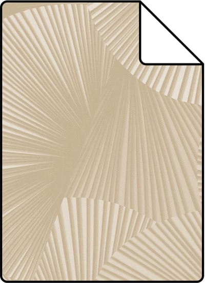 Proefstaal Origin Wallcoverings behang grafisch 3D motief beige bruin - 26.5 x 21 cm - 348042-S