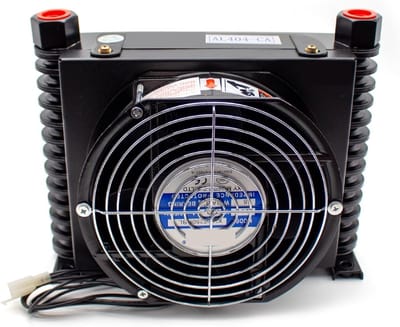 Hydraulische Luchtkoeler - Oliekoeler Warmtewisselaar - Industriële Koeling - Hoge Druk Capaciteit - 10L/MIN - Aluminium