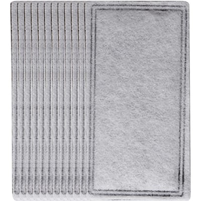 Compatibel met DrinkWell Originele 12PCS Vervangingsfilters Vervangingskoolstoffilters voor huisdieren Cat gray